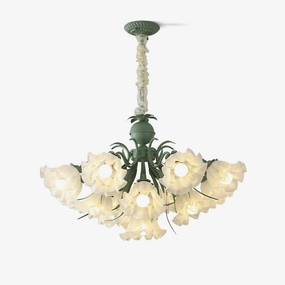 Lily of the Valley Flower Chandelierrustic chandelier,bedroom chandelier 