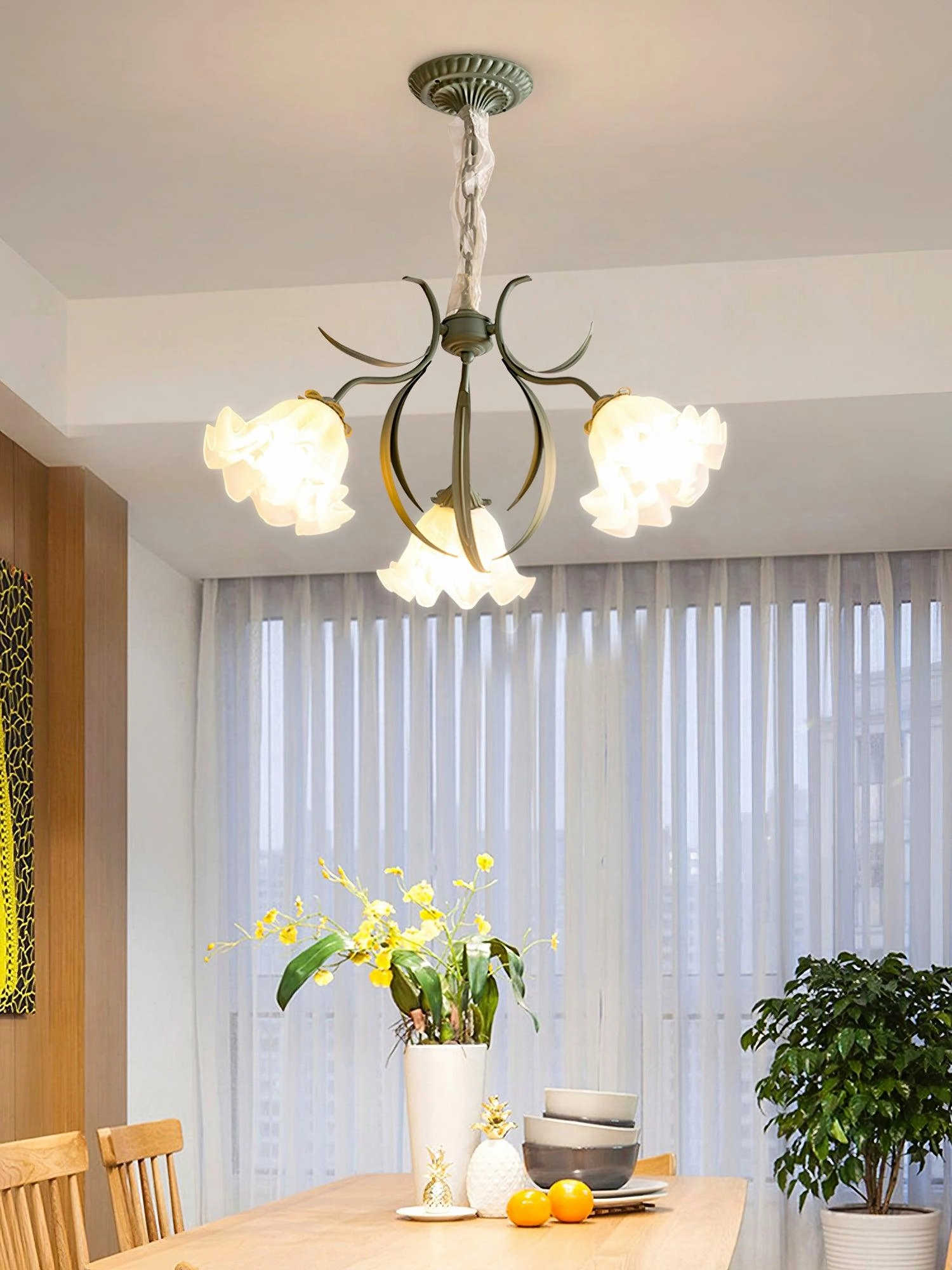Lily of the Valley Flower Chandelier