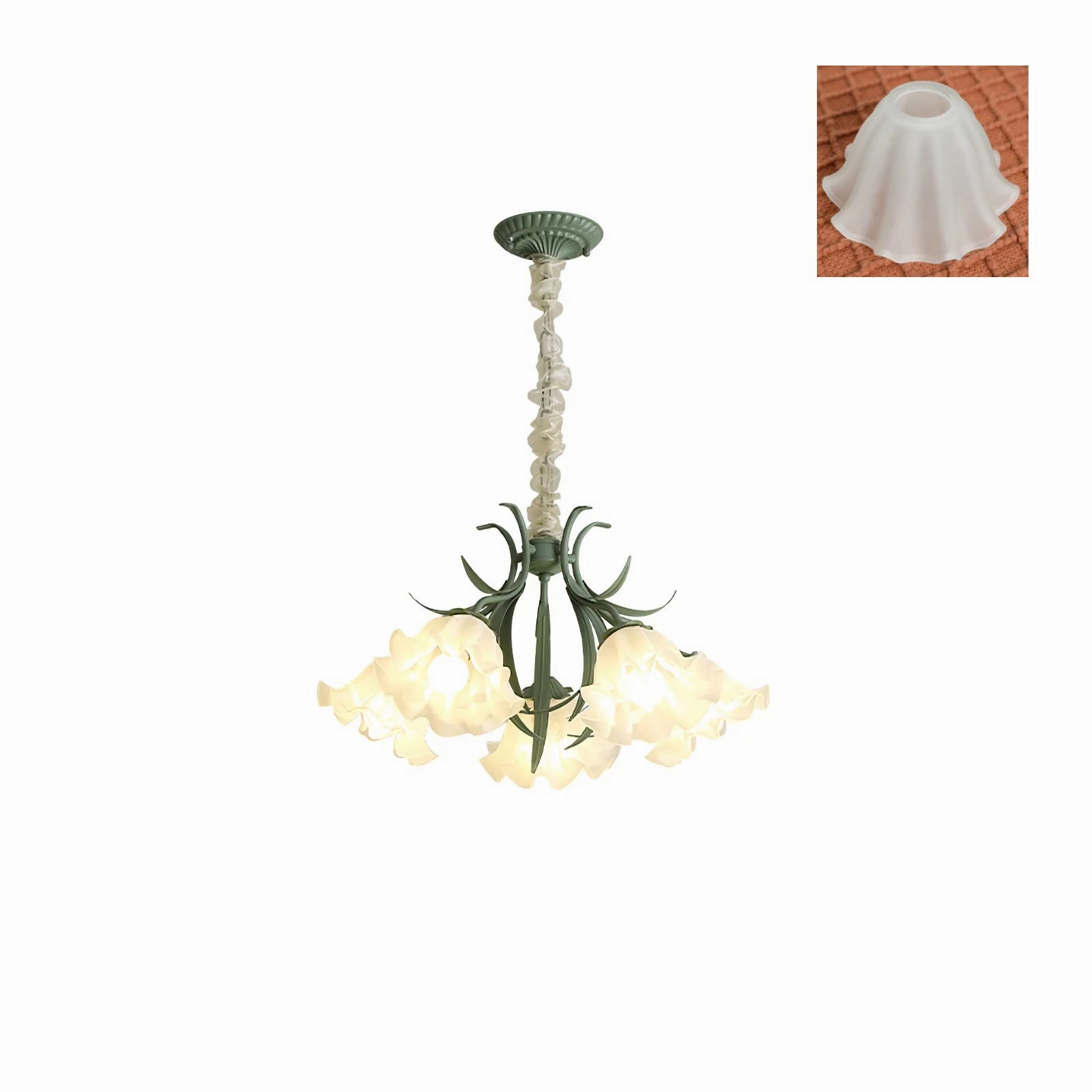 Lily of the Valley Flower Chandelier
