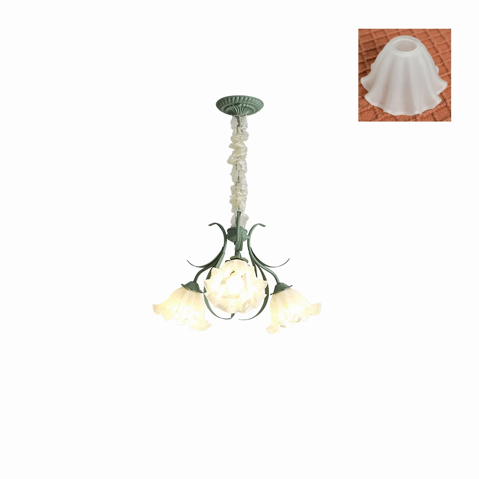 Lily of the Valley Flower Chandelier