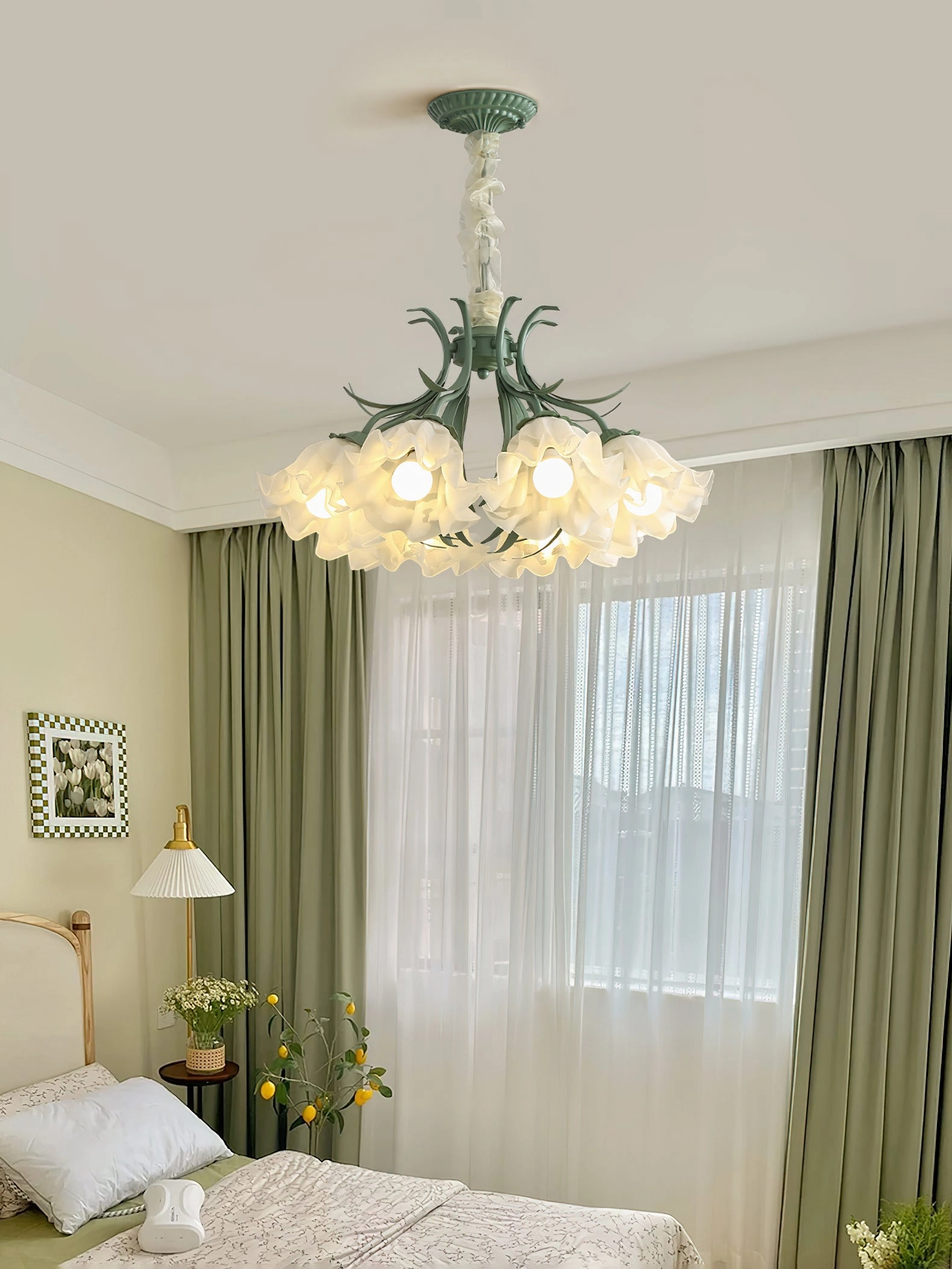 Lily of the Valley Flower Chandelier