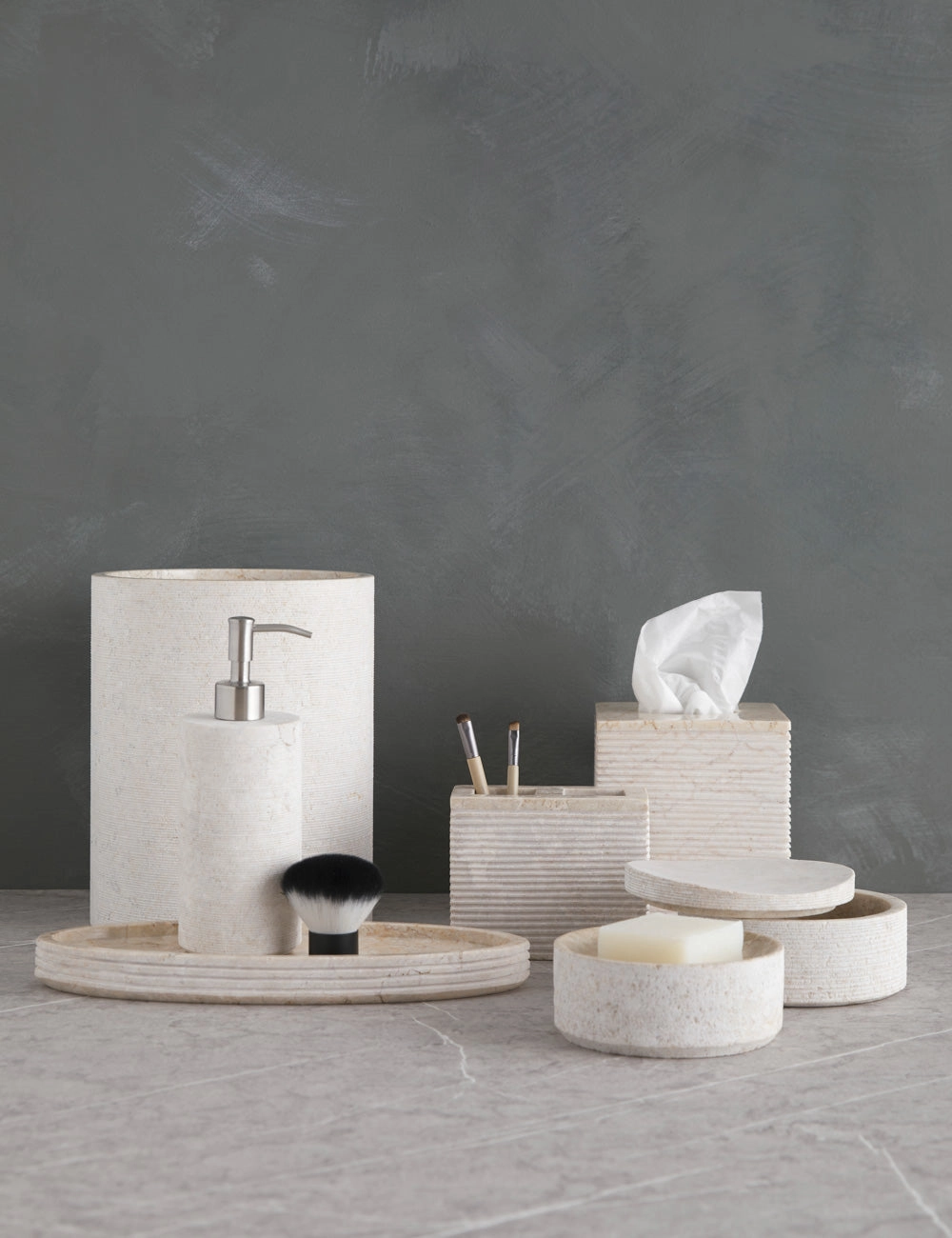 Limestone Bath Accessories by Kassatexhome decor ,wall decor 