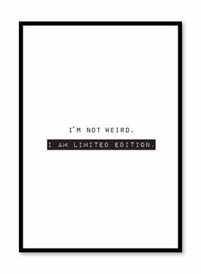 Limited Edition, Posterpop culture themed posters