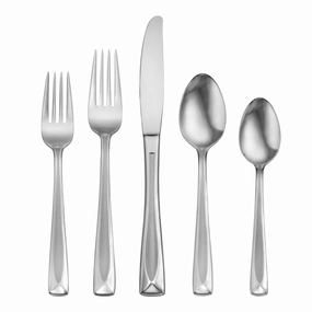 Lincoln Satin 45 Piece Flatware Seteco-friendly bamboo fiber tableware set 
