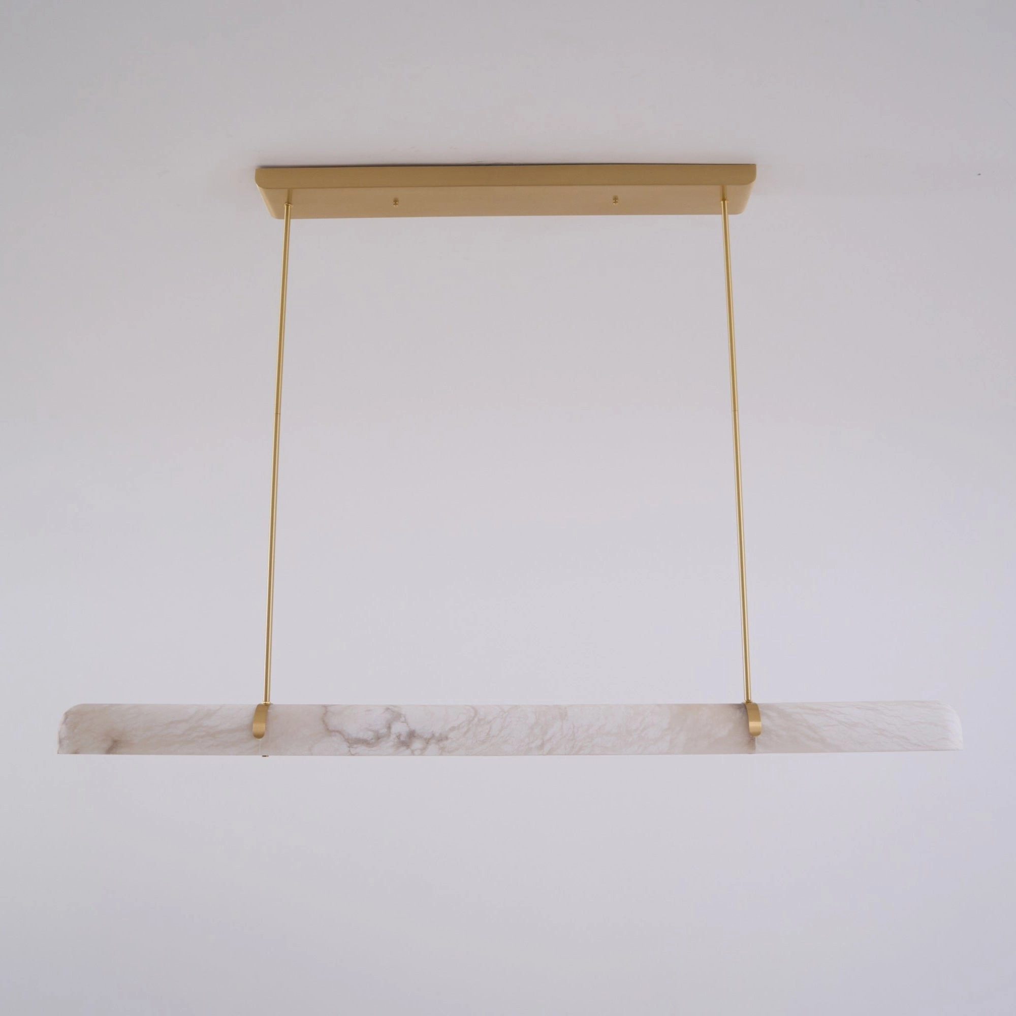 Linear Alabaster Chandelier