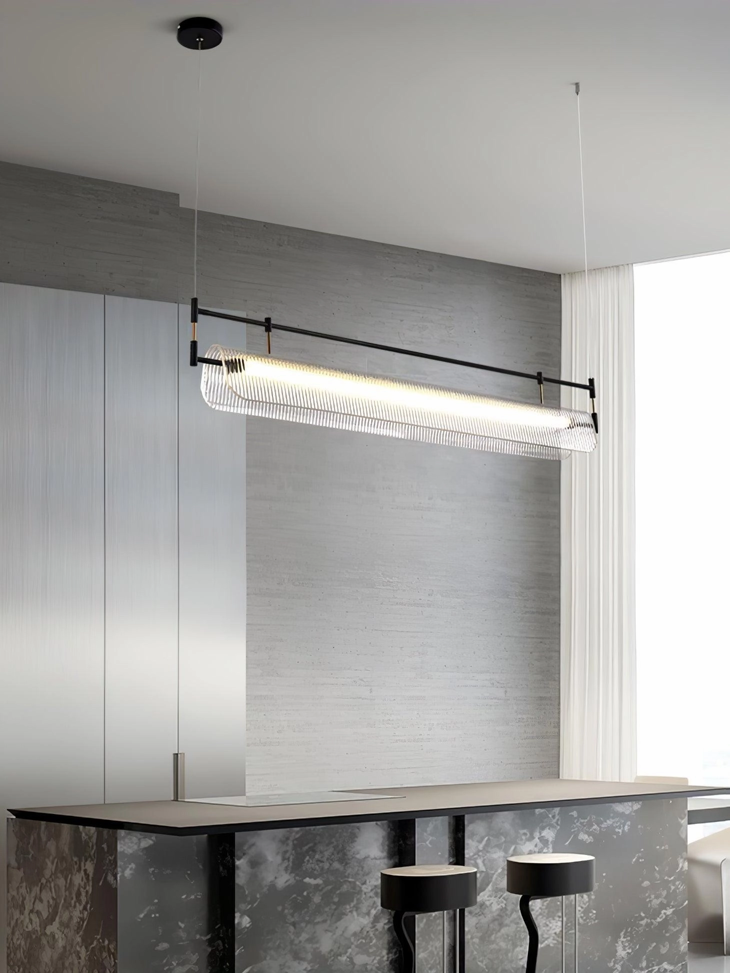 Linear Strip Chandelier