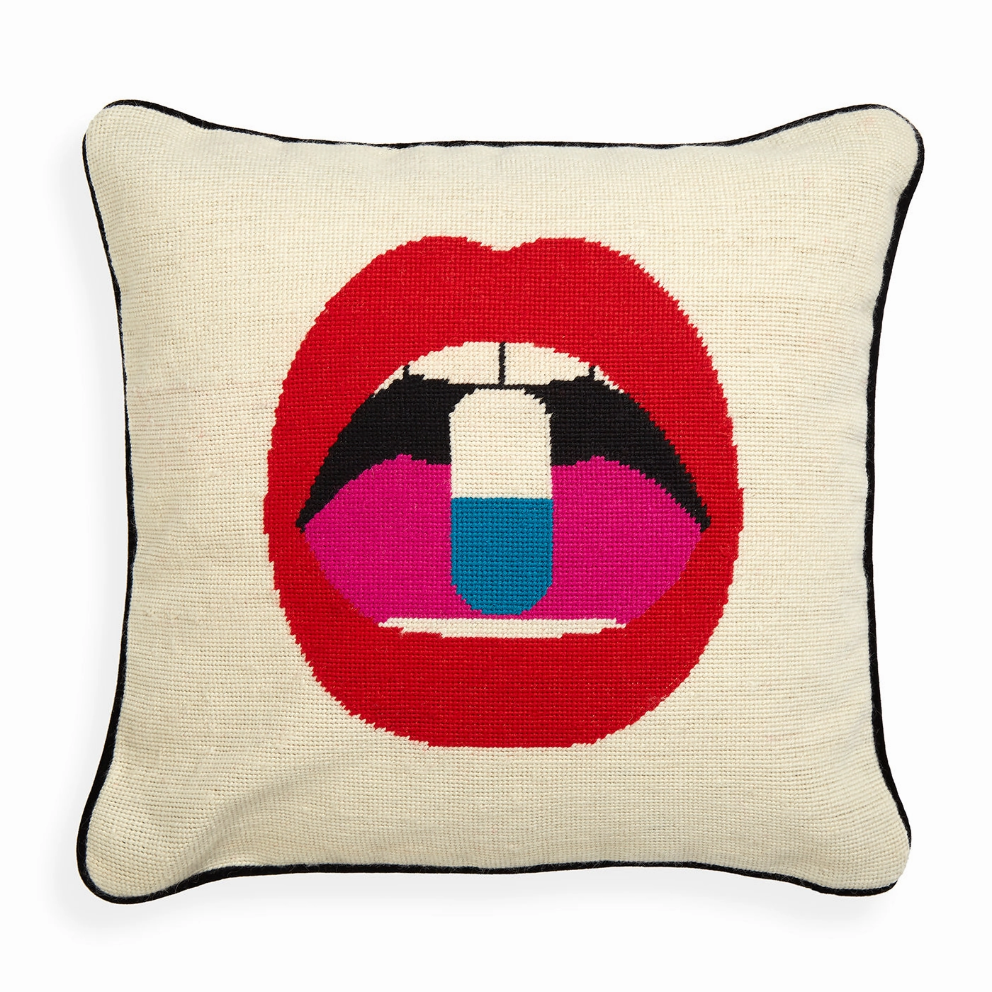 Lips Full Dose Needlepoint Pillowbedding sets ,throw blankets 