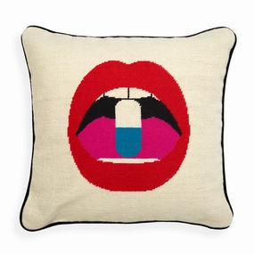 Lips Full Dose Needlepoint Pillowbedding sets ,throw blankets 