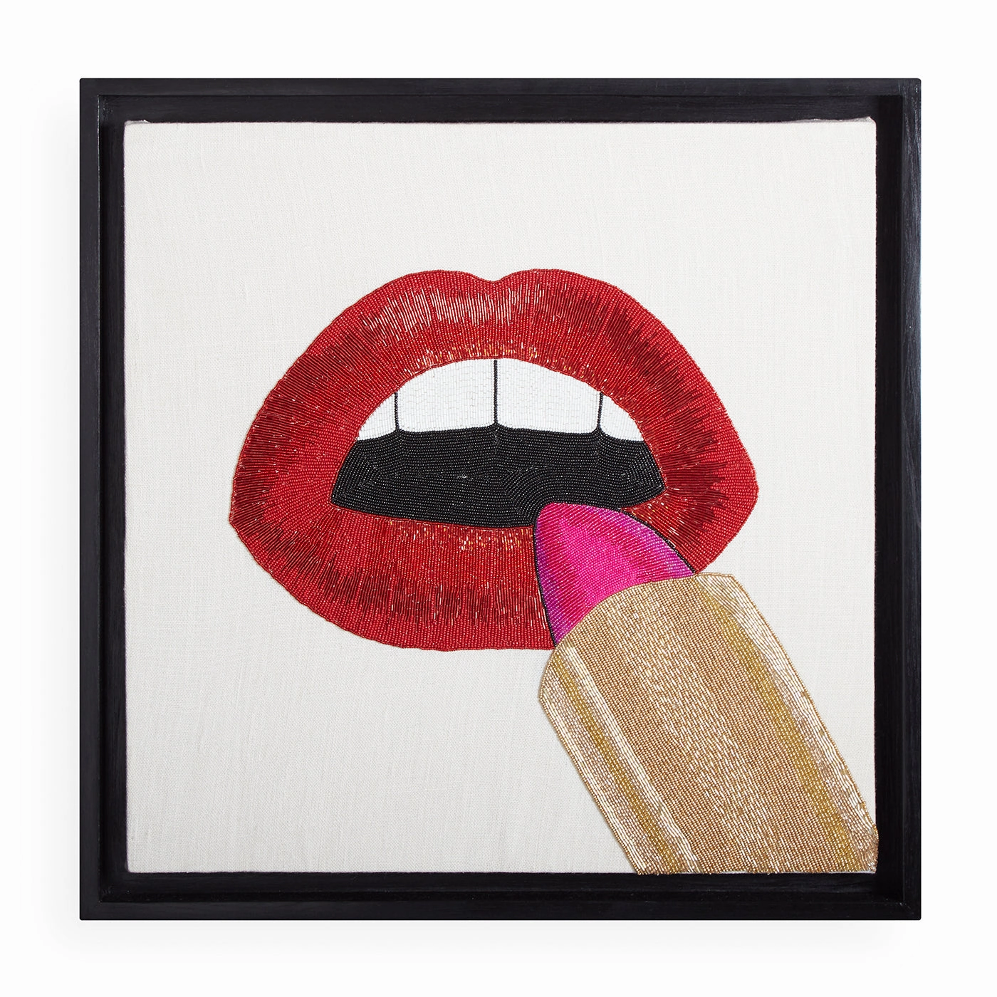 Lipstick Beaded Artnordic style wall decor