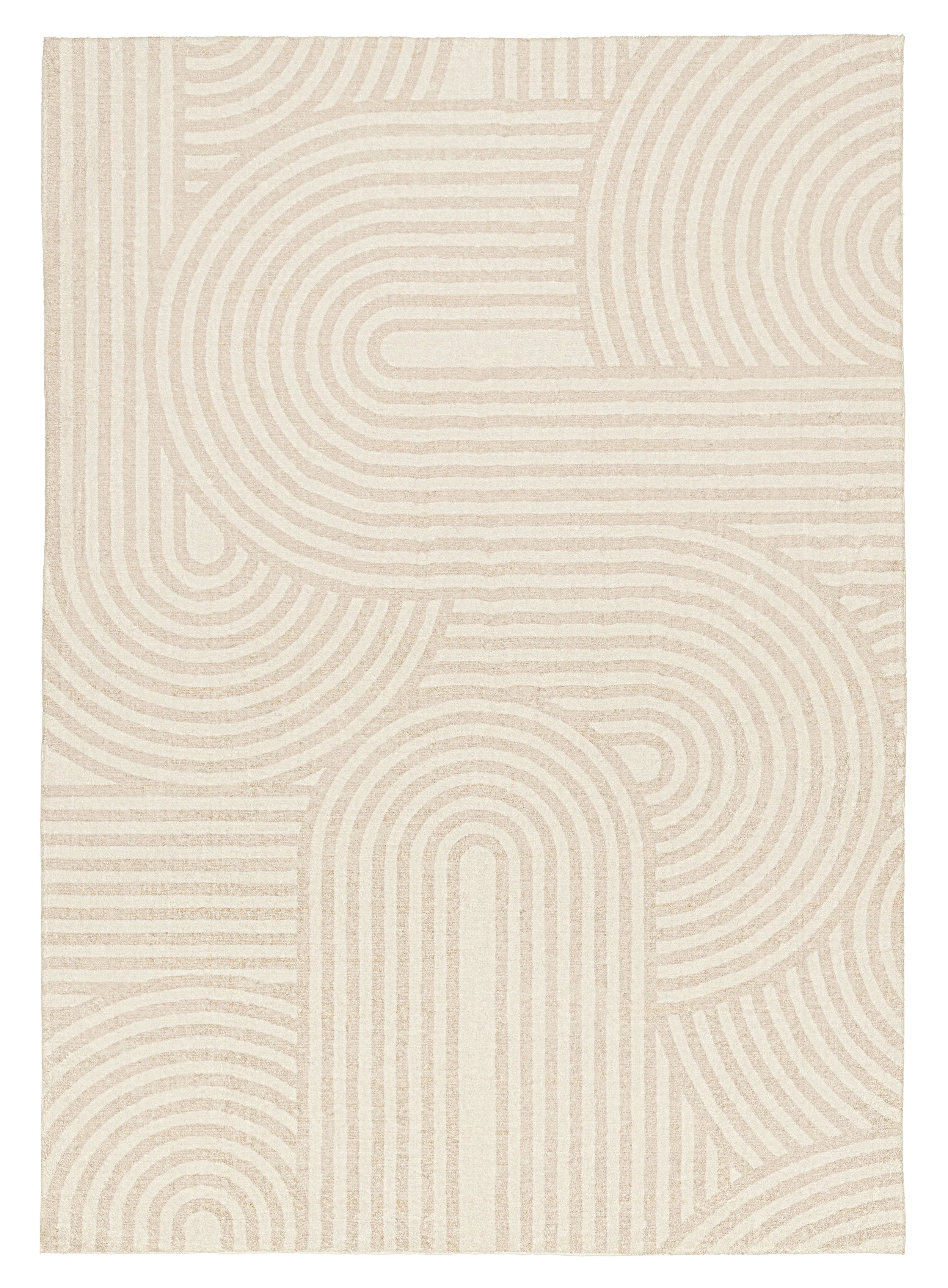 Lissy Ivory Rainbow Pattern Washable Rugmodern color block patchwork rug
