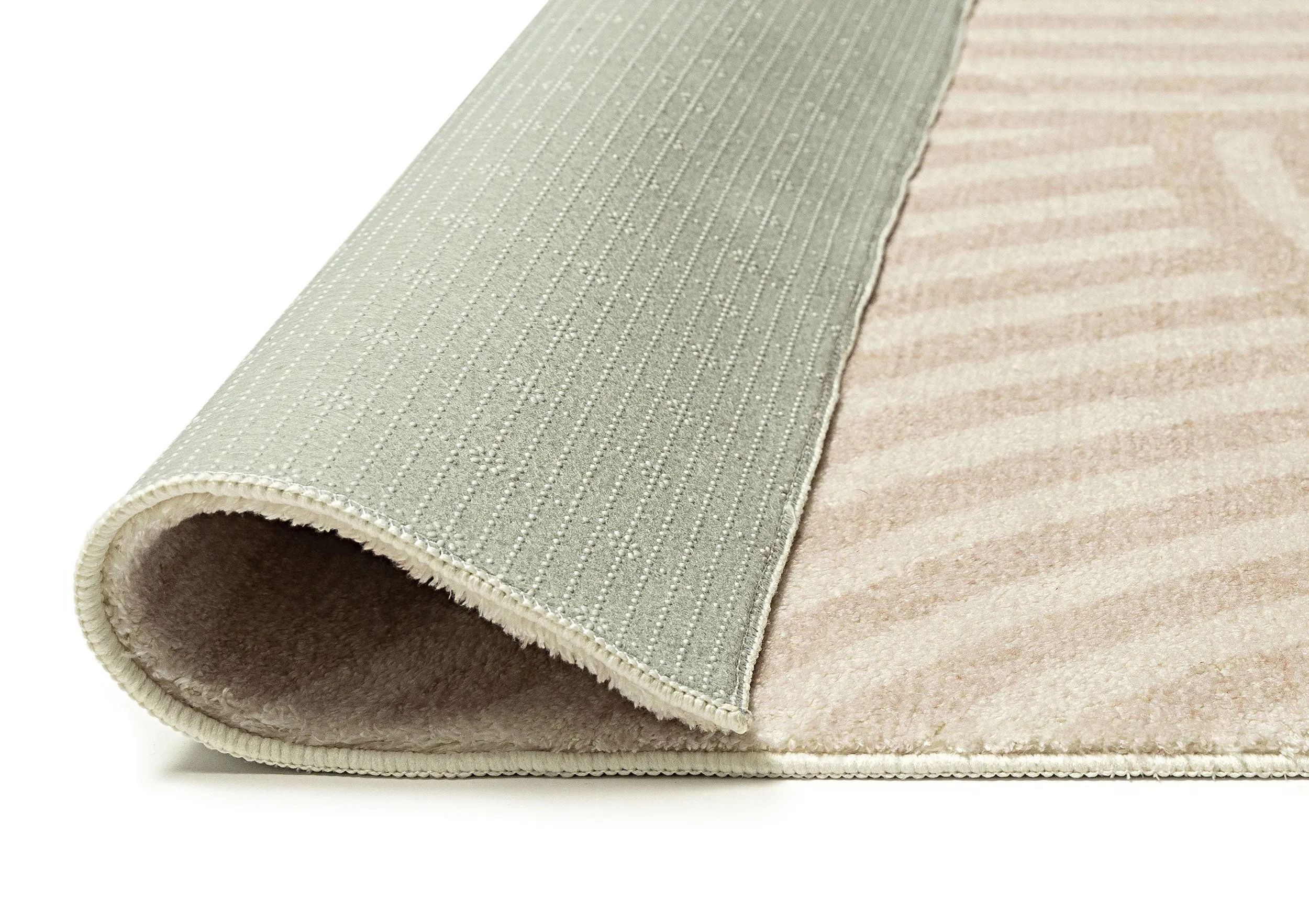 Lissy Ivory Rainbow Pattern Washable Rug