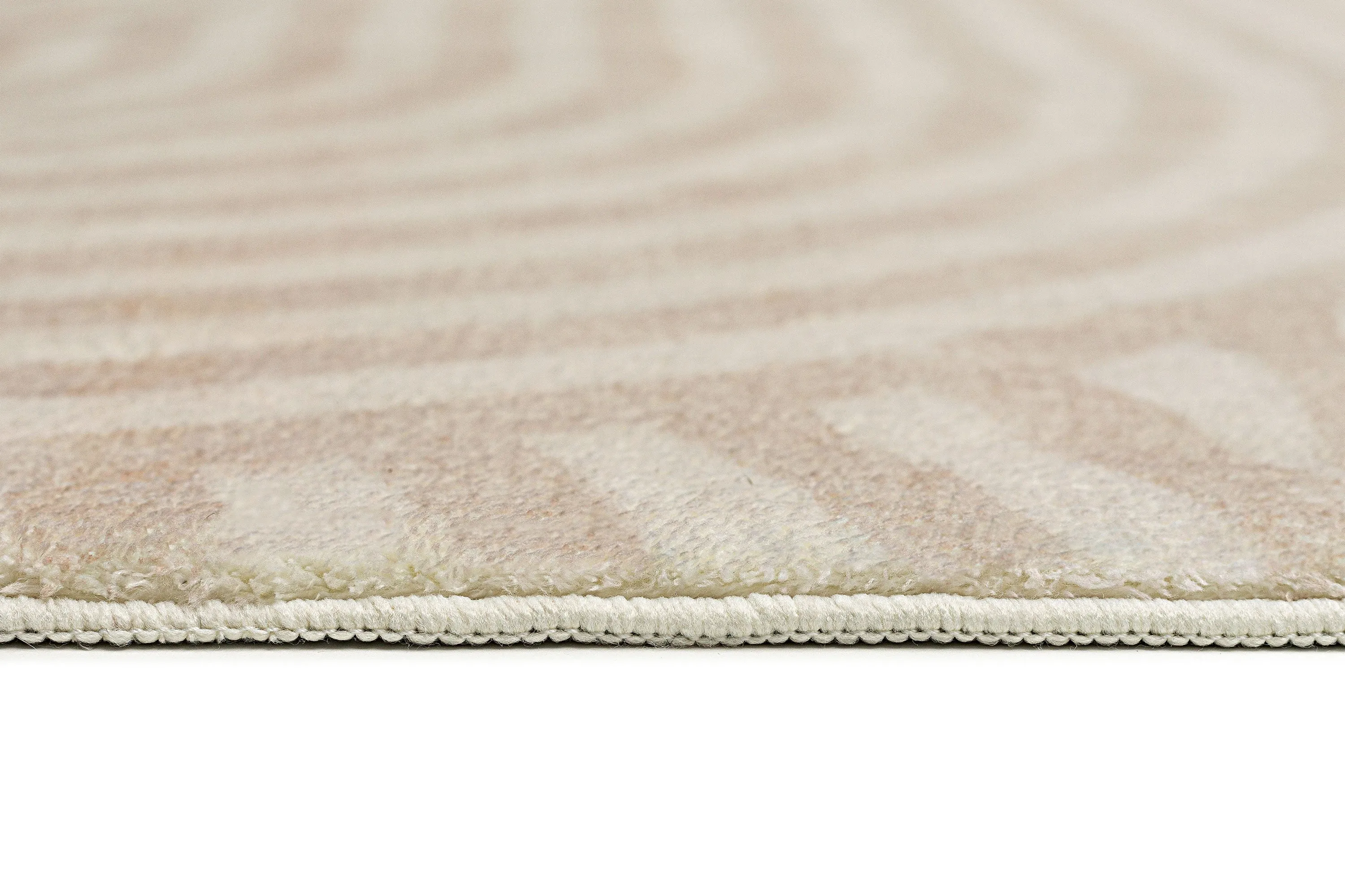 Lissy Ivory Rainbow Pattern Washable Rug