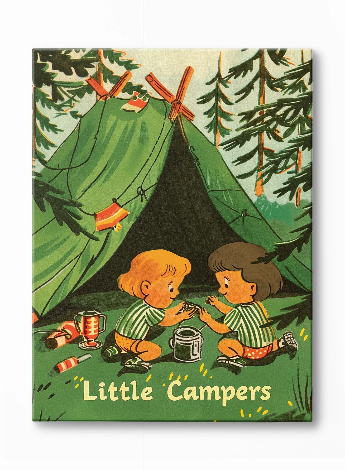 Little Campers, Canvasindoor decorative canvas print