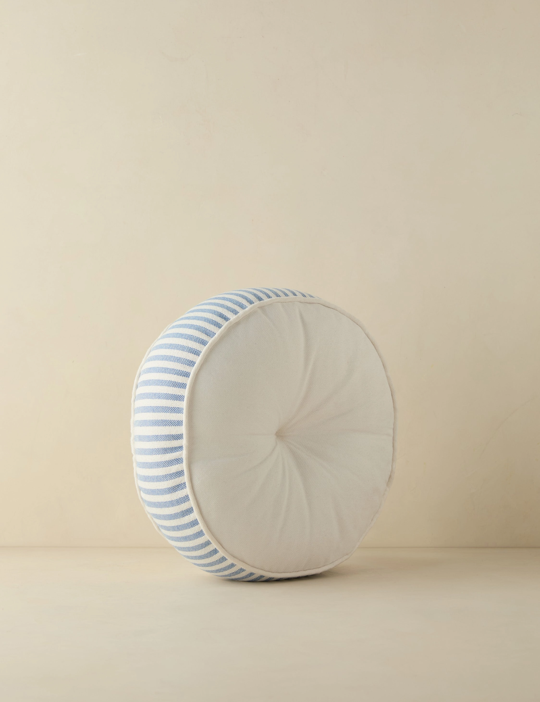 Littu Indoor / Outdoor Striped Disc Pillow by Sarah Sherman Samuel