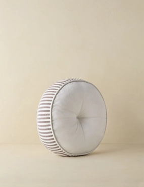 Littu Indoor / Outdoor Striped Disc Pillow by Sarah Sherman Samuelbedding sets ,throw blankets 