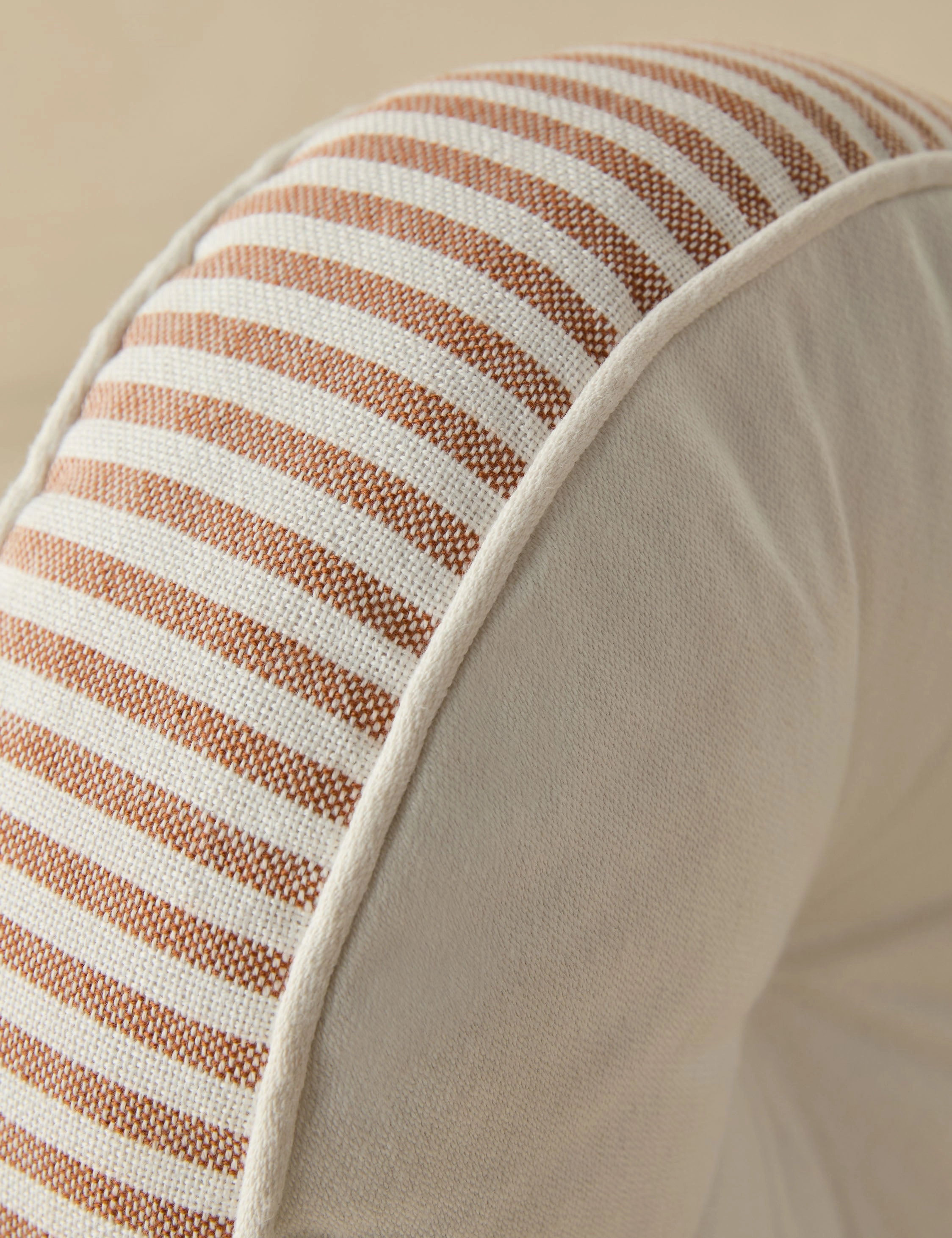 Littu Indoor / Outdoor Striped Disc Pillow by Sarah Sherman Samuel