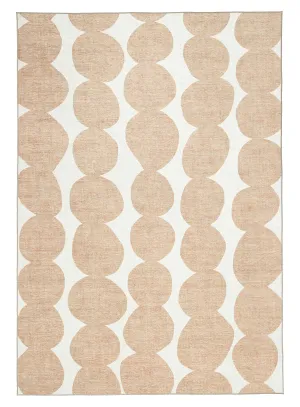 Loannis Beige Ivory Indoor Outdoor Washable Rugmodern color block patchwork rug