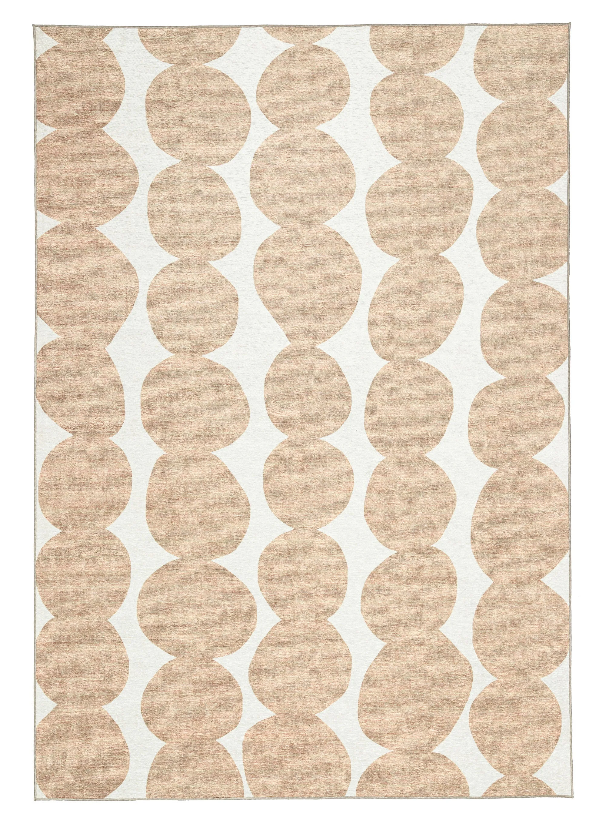 Loannis Beige Ivory Indoor Outdoor Washable Rugmodern color block patchwork rug