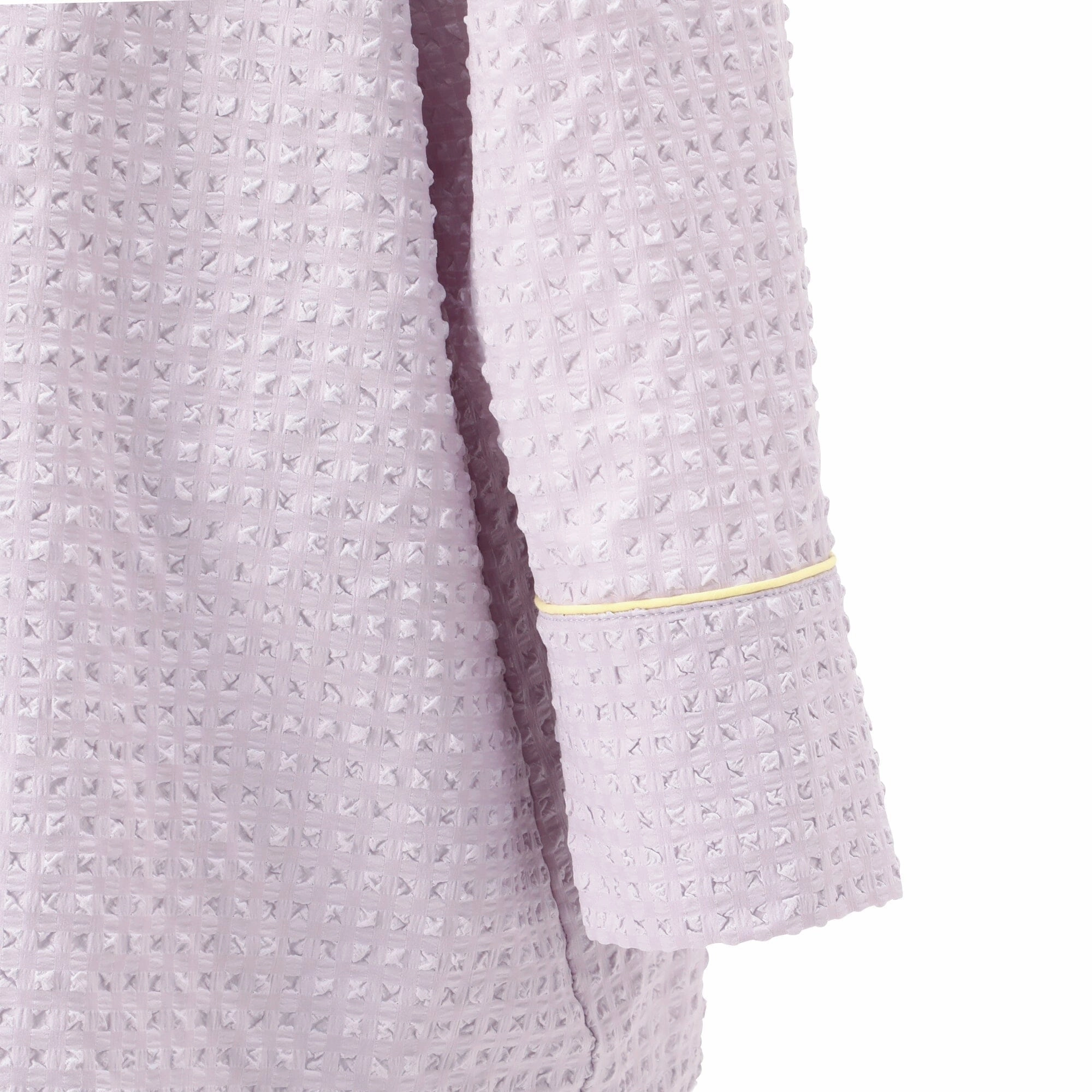 Logo Check Jacquard Pajamas With Embroidery Purple