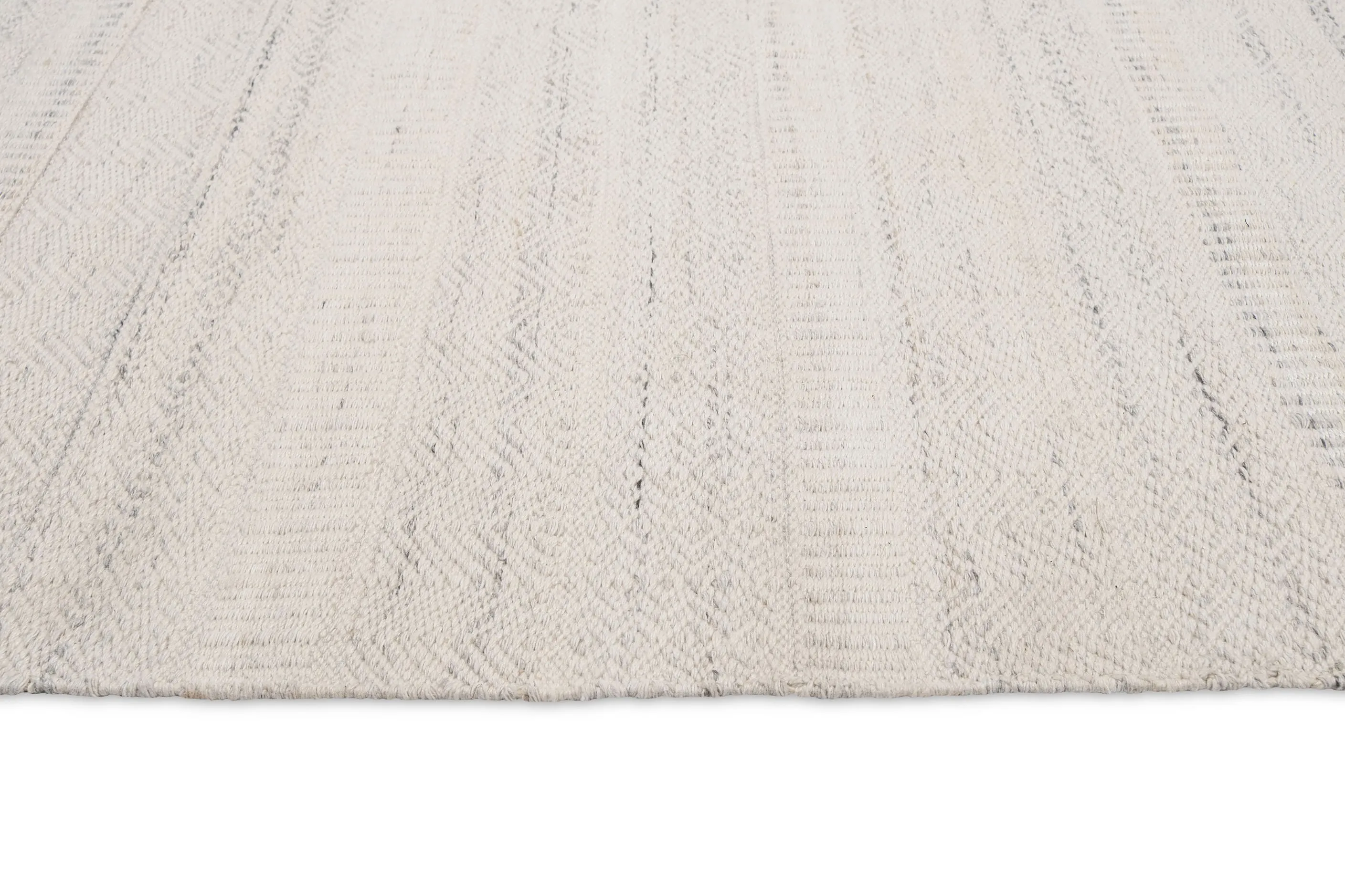 Loretta Cream and Grey Indoor Outdoor PET Rug