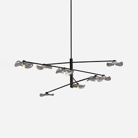 Lotus Leaves Glass ChandelierScandinavian pendant light ,modern chandelier 