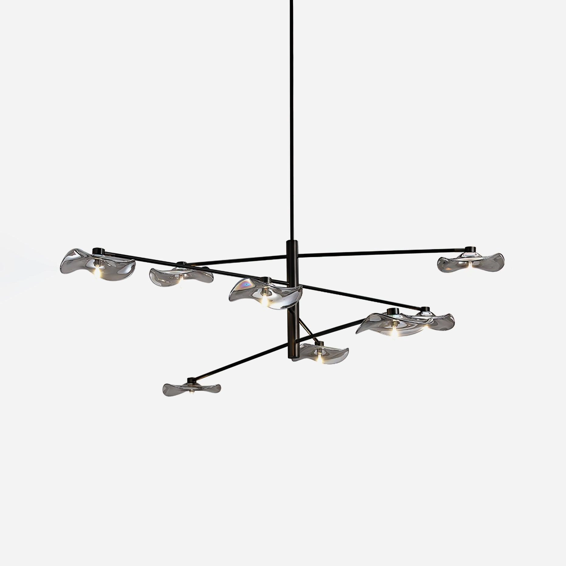 Lotus Leaves Glass ChandelierScandinavian pendant light ,modern chandelier 
