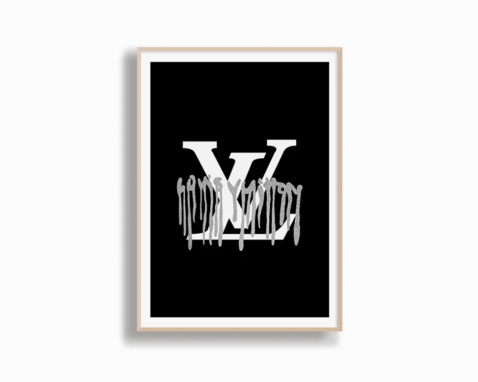 Louis Vuitton Drip Silver LV