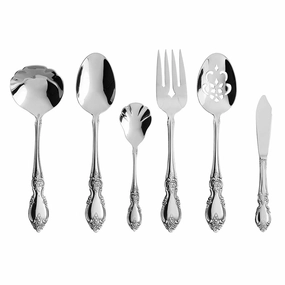 Louisiana 18/8 6 Piece Hostess Setboho style dinner plates for special occasions 