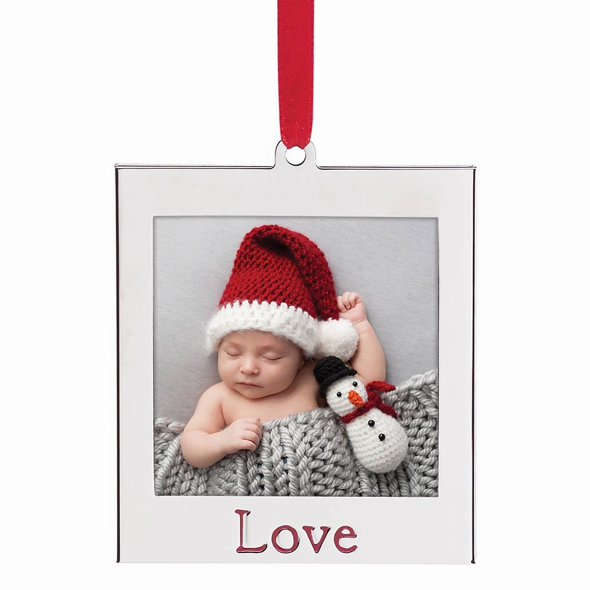 Love Frame Charm Ornament