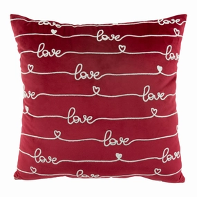 Love Scripted 18X18 Throw Pillowhome decor ,wall decor 