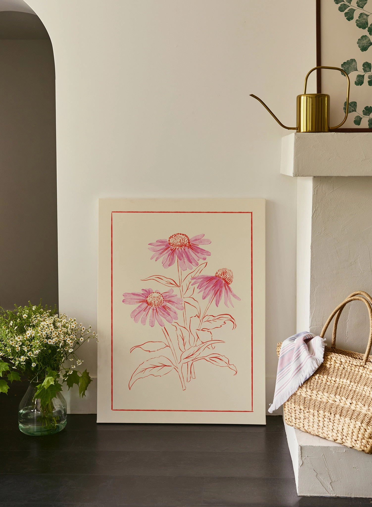 Lovely Coneflower, Canvas