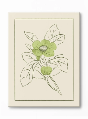 Lovely Poppy, Canvasindoor decorative canvas print