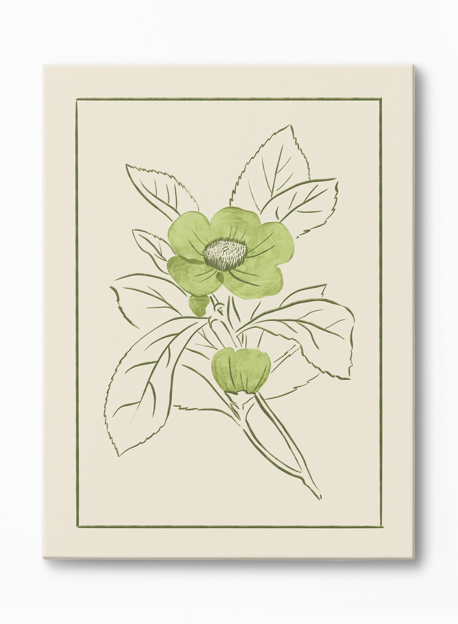 Lovely Poppy, Canvasindoor decorative canvas print