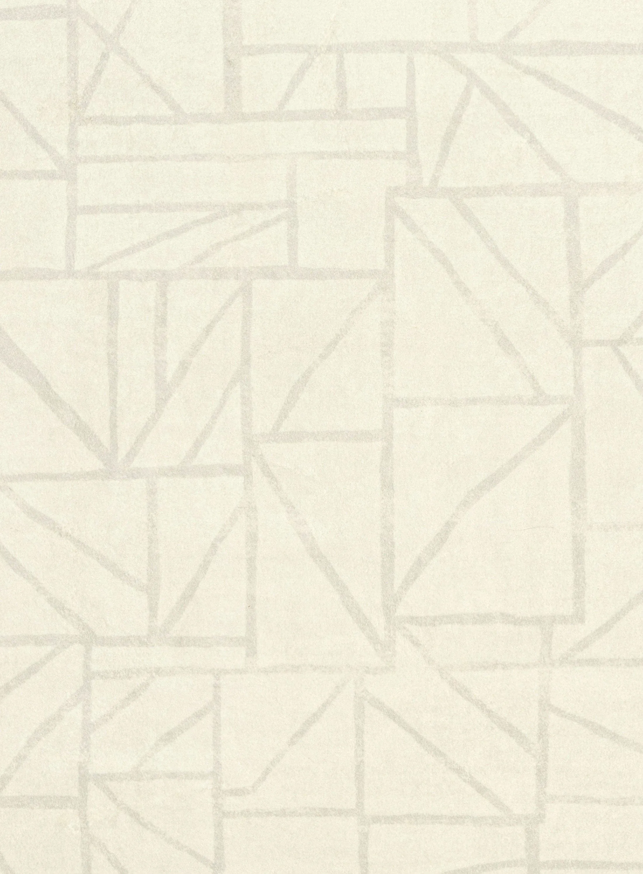 Luca Grey Cream Geometric Washable Rug