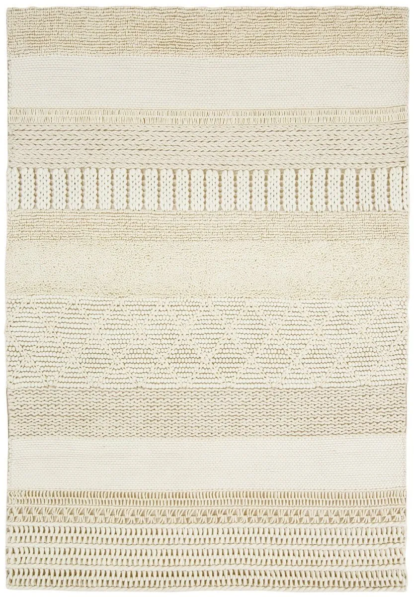 Lucia Ivory Wool Rug *NO RETURNS UNLESS FAULTYmodern color block patchwork rug