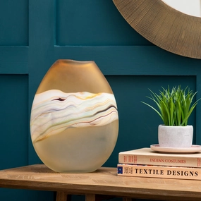 Lucius Frosted Vase Citrinemodern home decor ,home decor for bedroom 