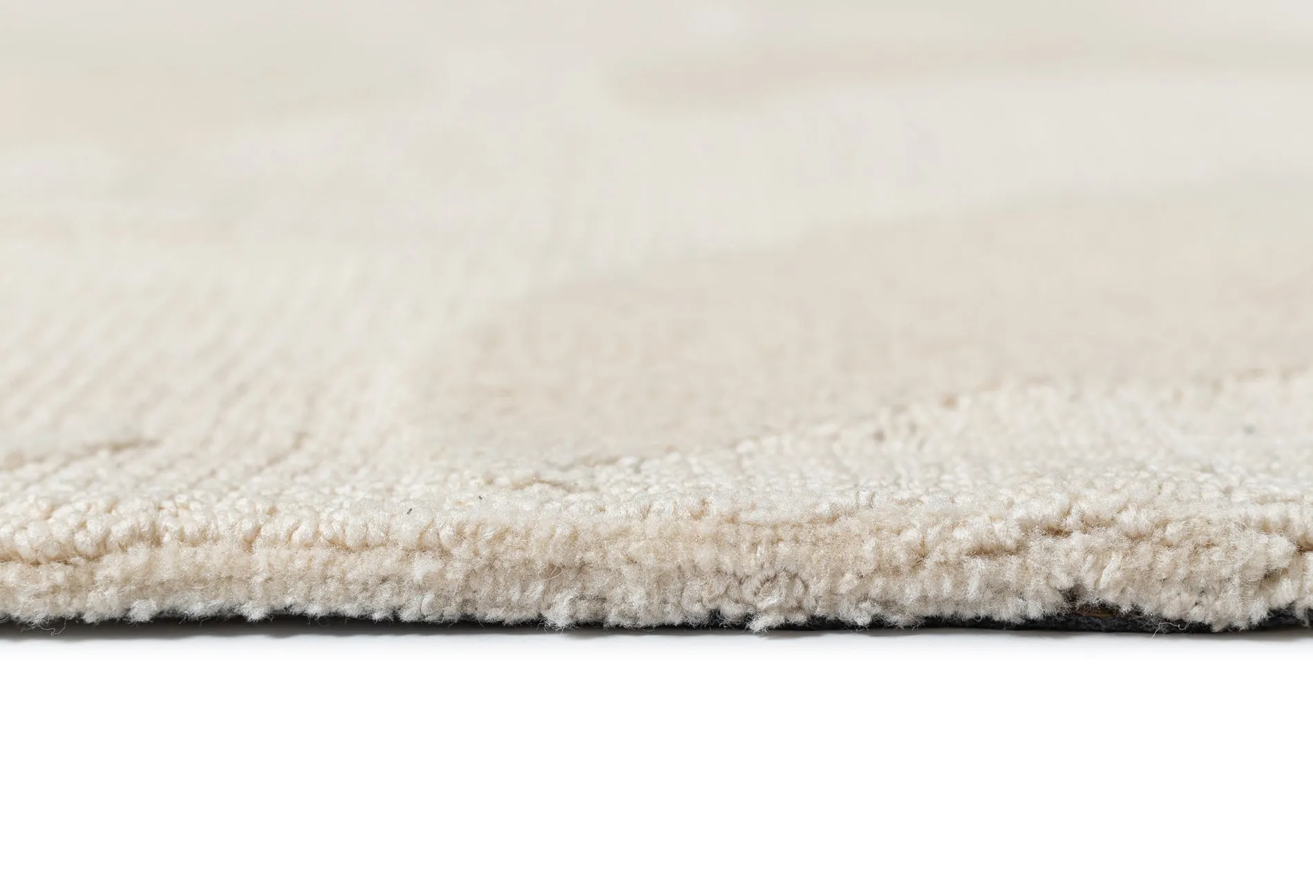 Lucy Beige Cream Half-Moon Pattern Rug *NO RETURNS UNLESS FAULTY