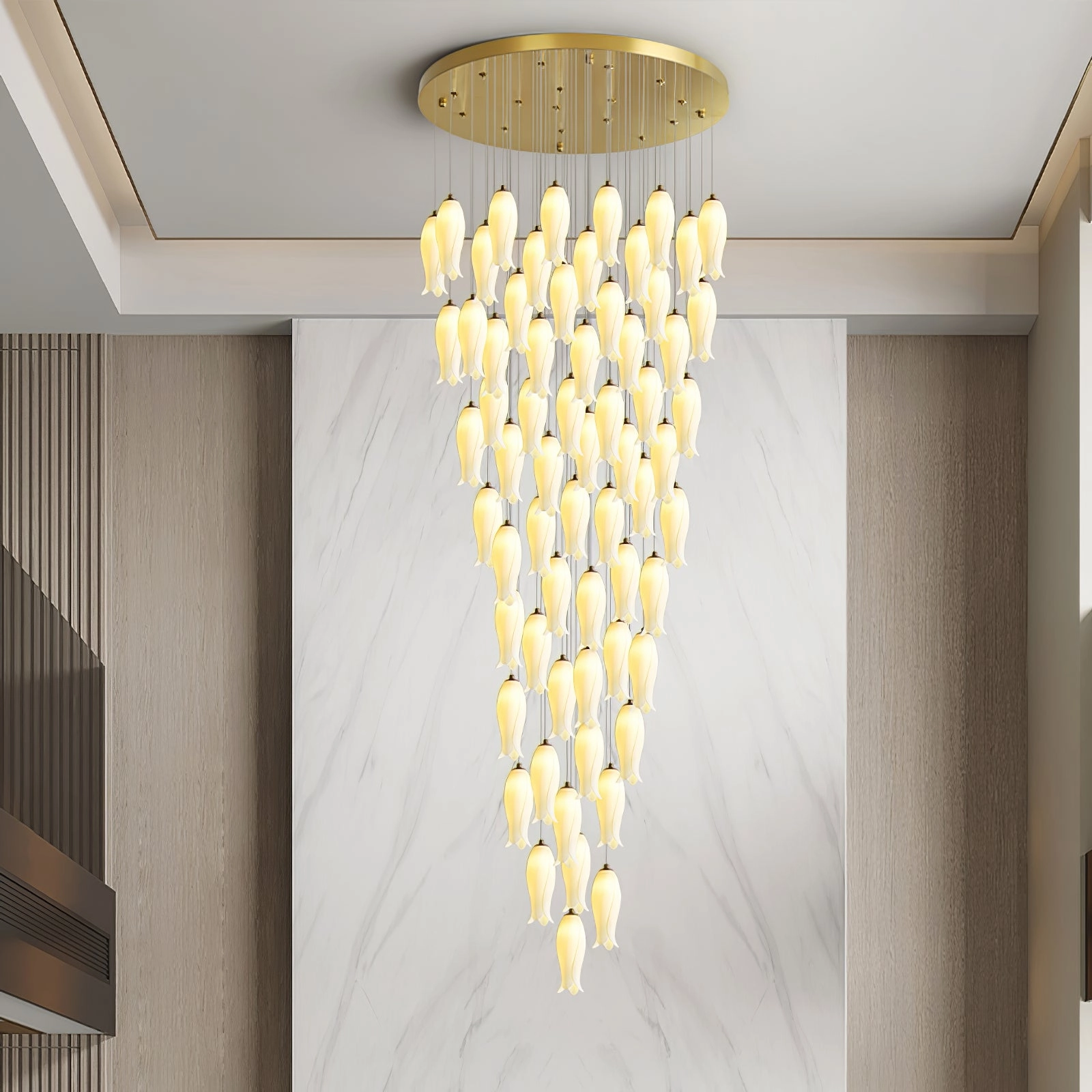 Luma Flora Stairs Chandelier