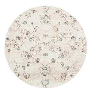 Luna Blue and Pink Floral Round Rug *NO RETURNS UNLESS FAULTYmodern color block patchwork rug