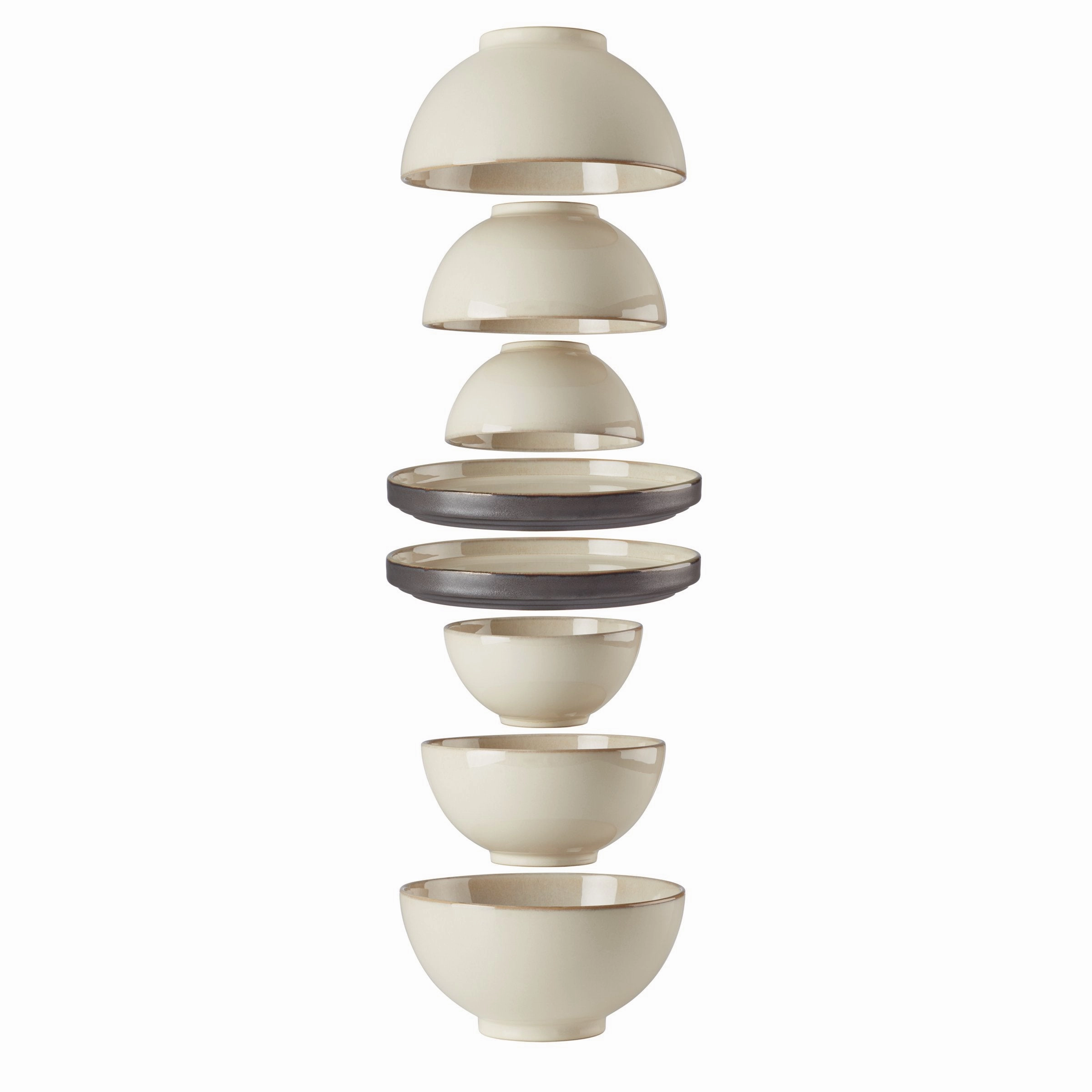 Luna White 8-Piece Dinnerware Set