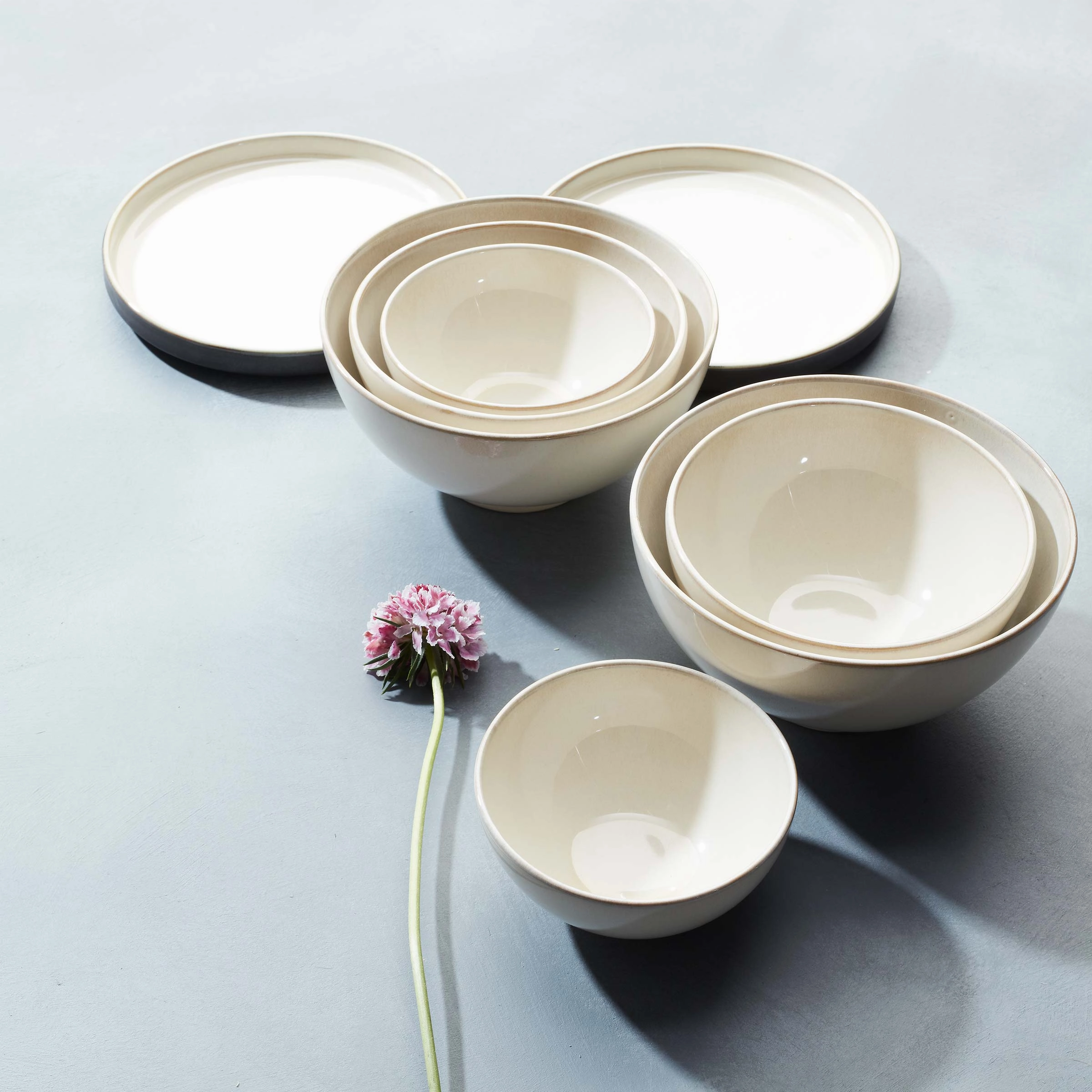 Luna White 8-Piece Dinnerware Set