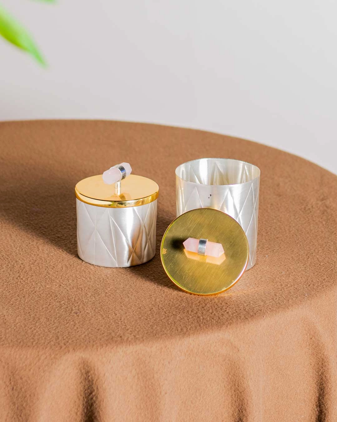 Lunar Fracturing Brass Container - Large