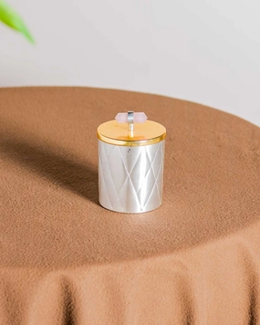 Lunar Fracturing Brass Container - Largemodern kitchen decor ,kitchen dinner set ,dinnerware 