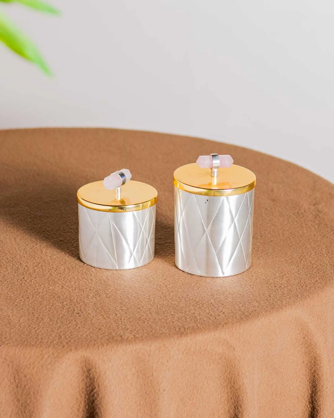 Lunar Fracturing Brass Container - Large