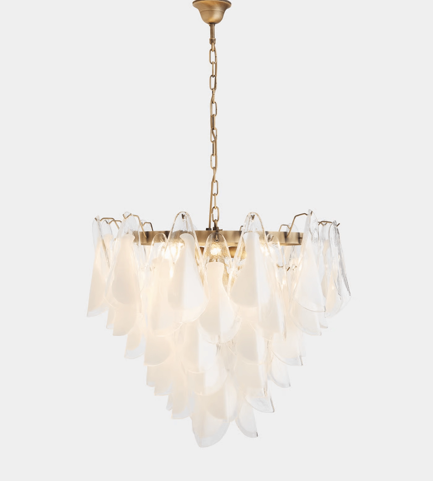 Lunara White Murano Chandelier