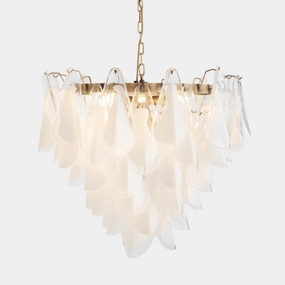 Lunara White Murano Chandelierrustic chandelier,bedroom chandelier 