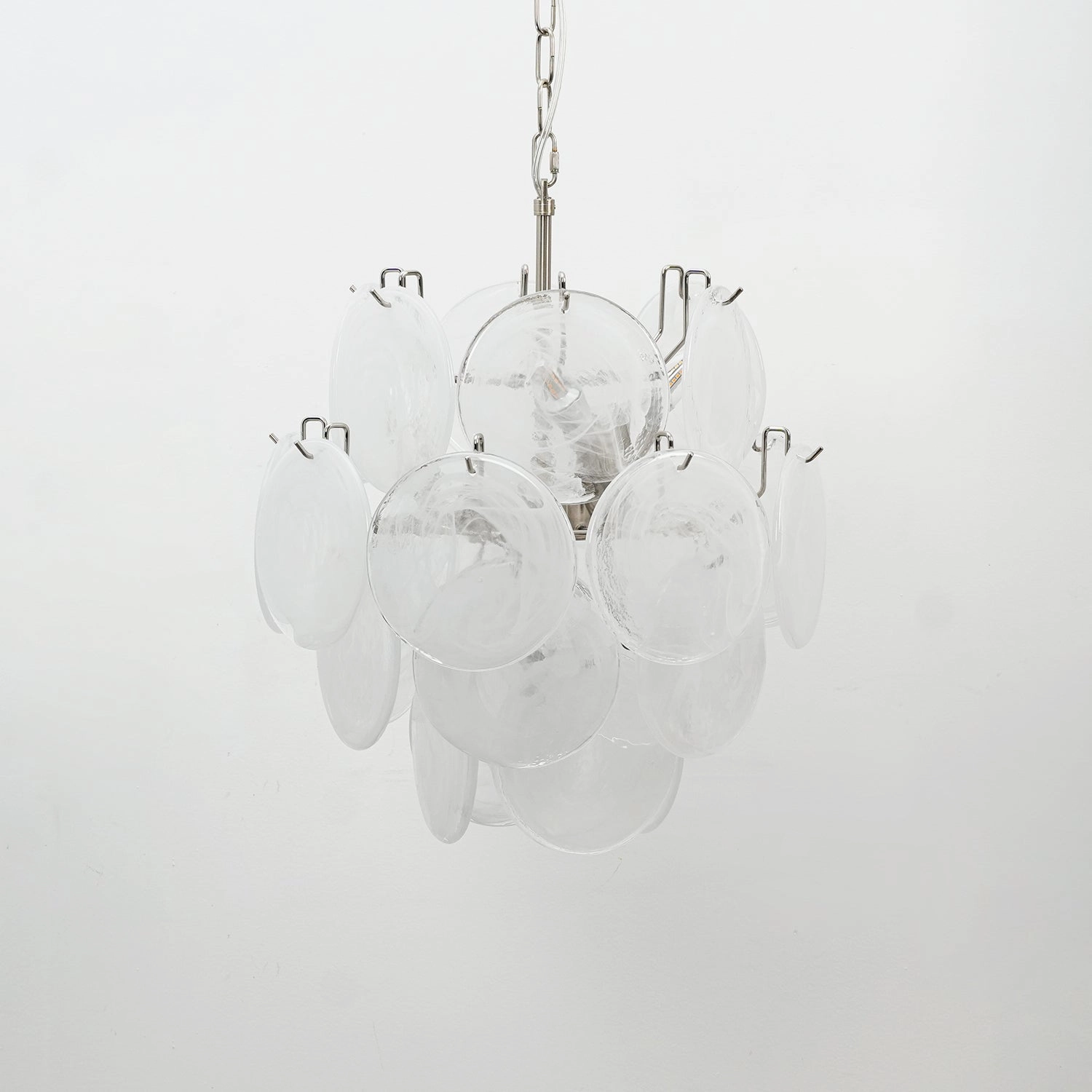 Lunaria Disc Murano Chandelier