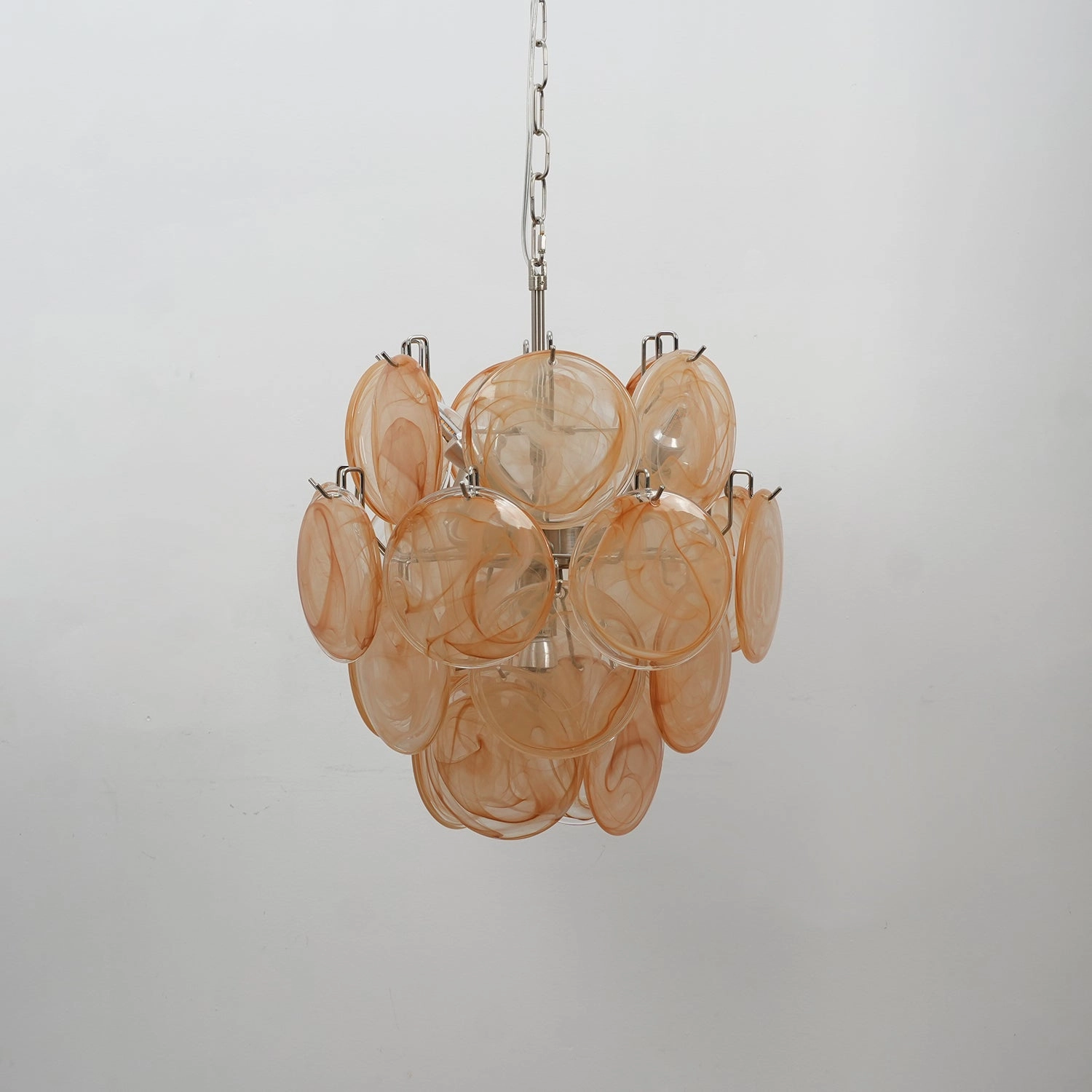 Lunaria Disc Murano Chandelier