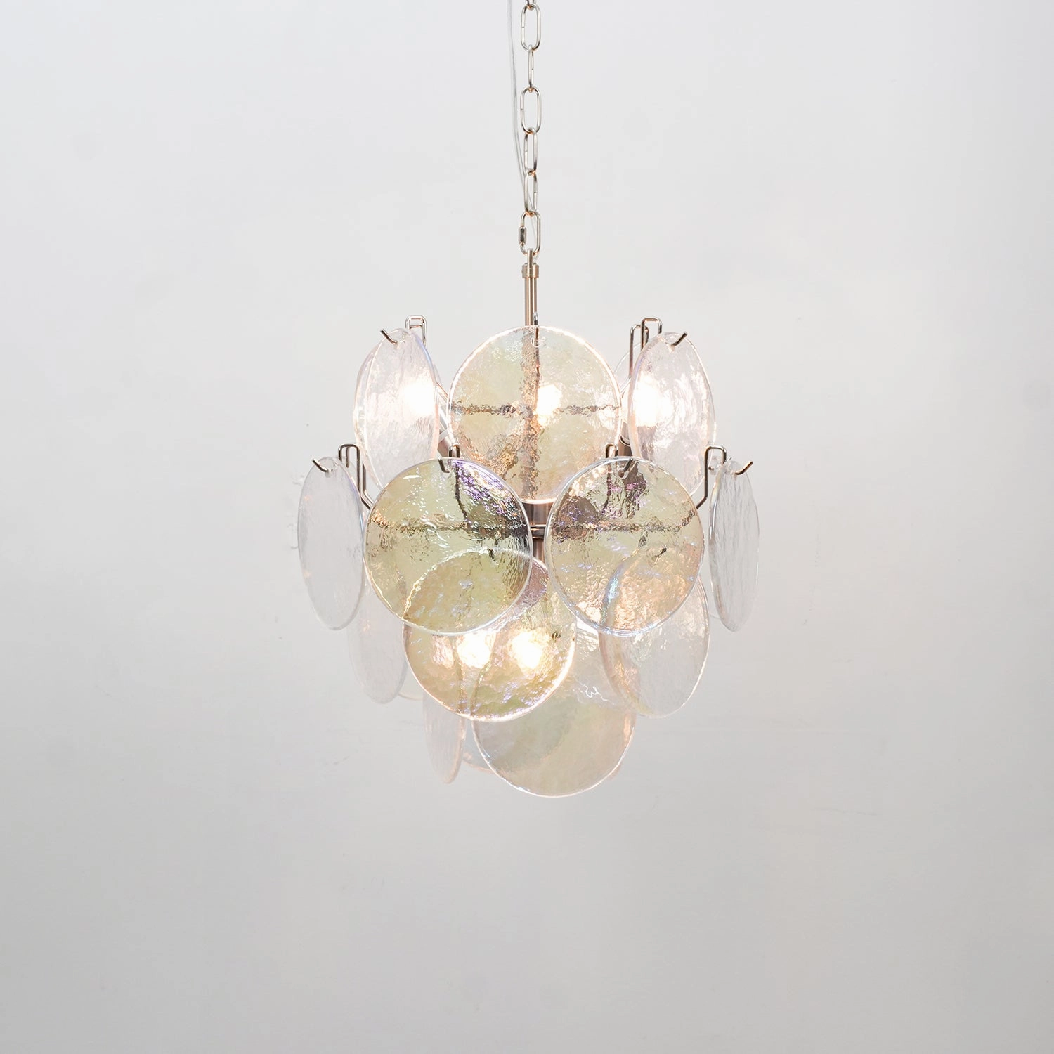 Lunaria Disc Murano Chandelier