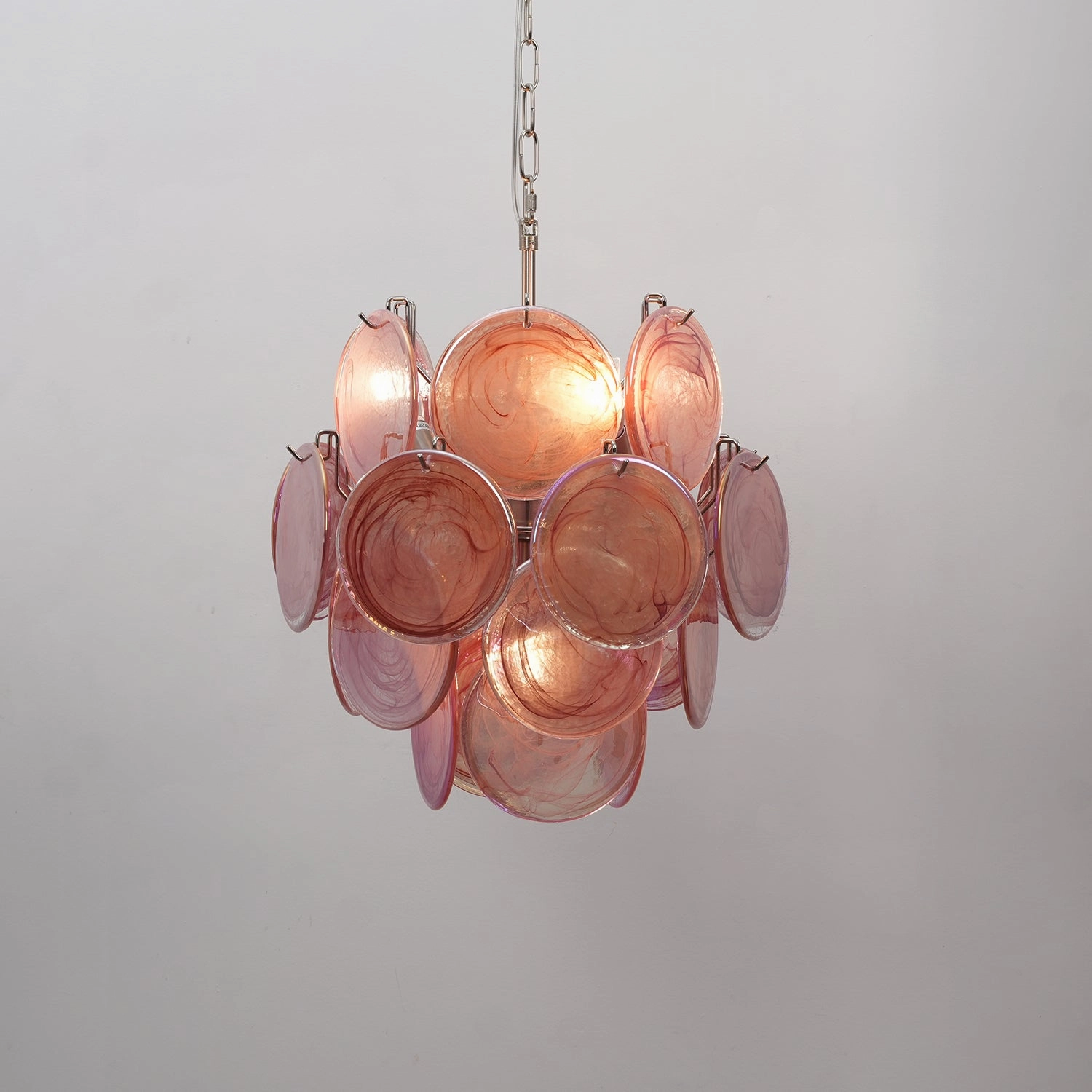 Lunaria Disc Murano Chandelier
